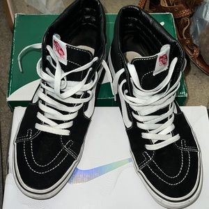 Black high top vans